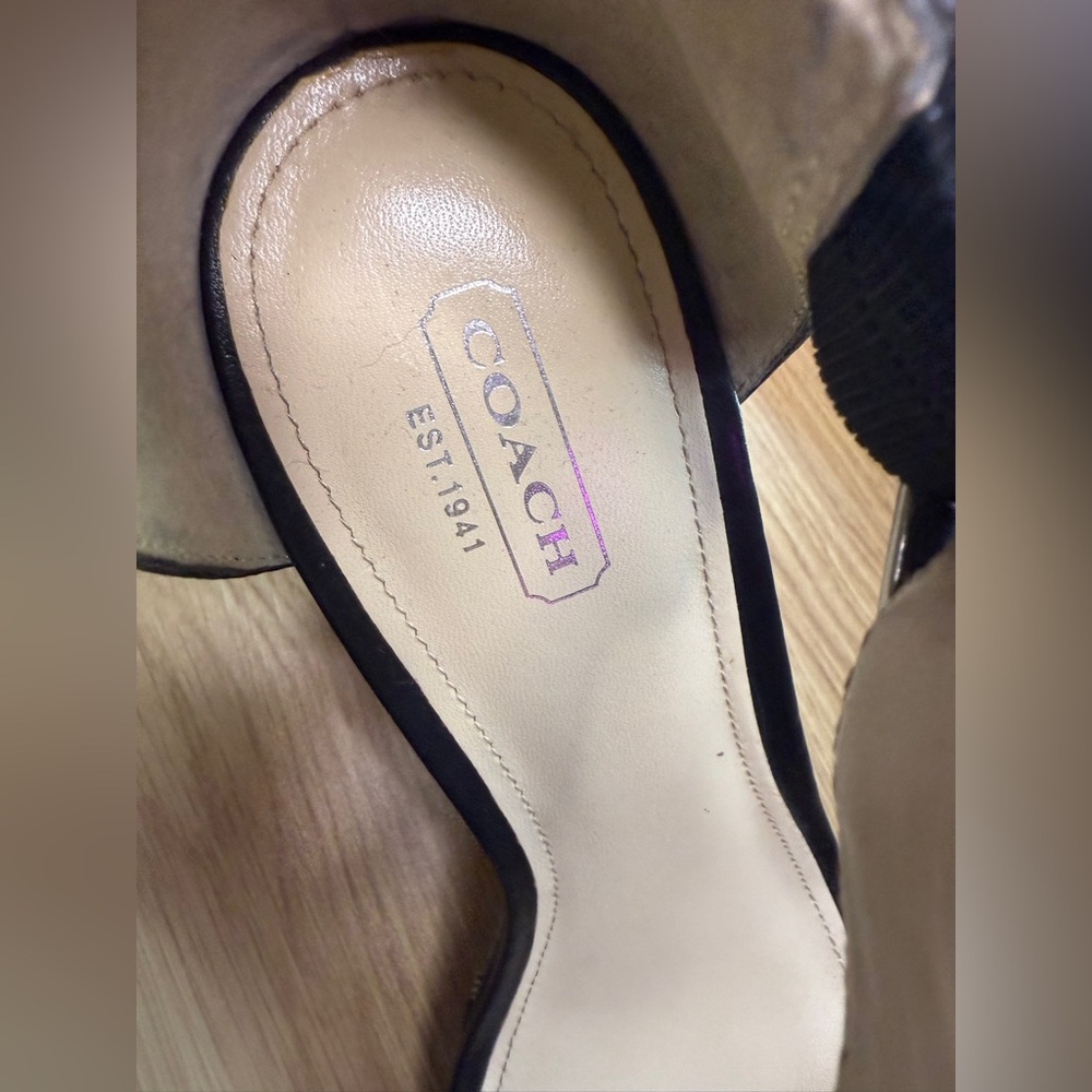 Coach Jerri Wedge Heels with C Signature - Picture 5 of 7